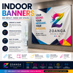Indoor Banner Sticky