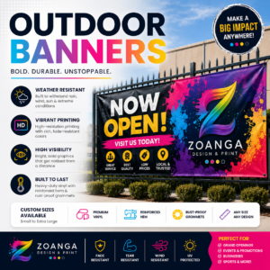 Out Door Banner Sticky