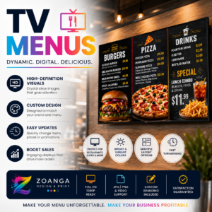 TV Digital menu