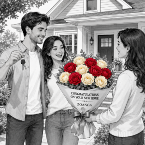 Congratulations on Your New Home – Bouquet of 12