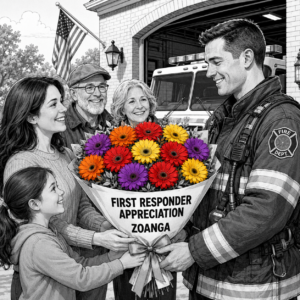 First Responder Appreciation – Bouquet of 12