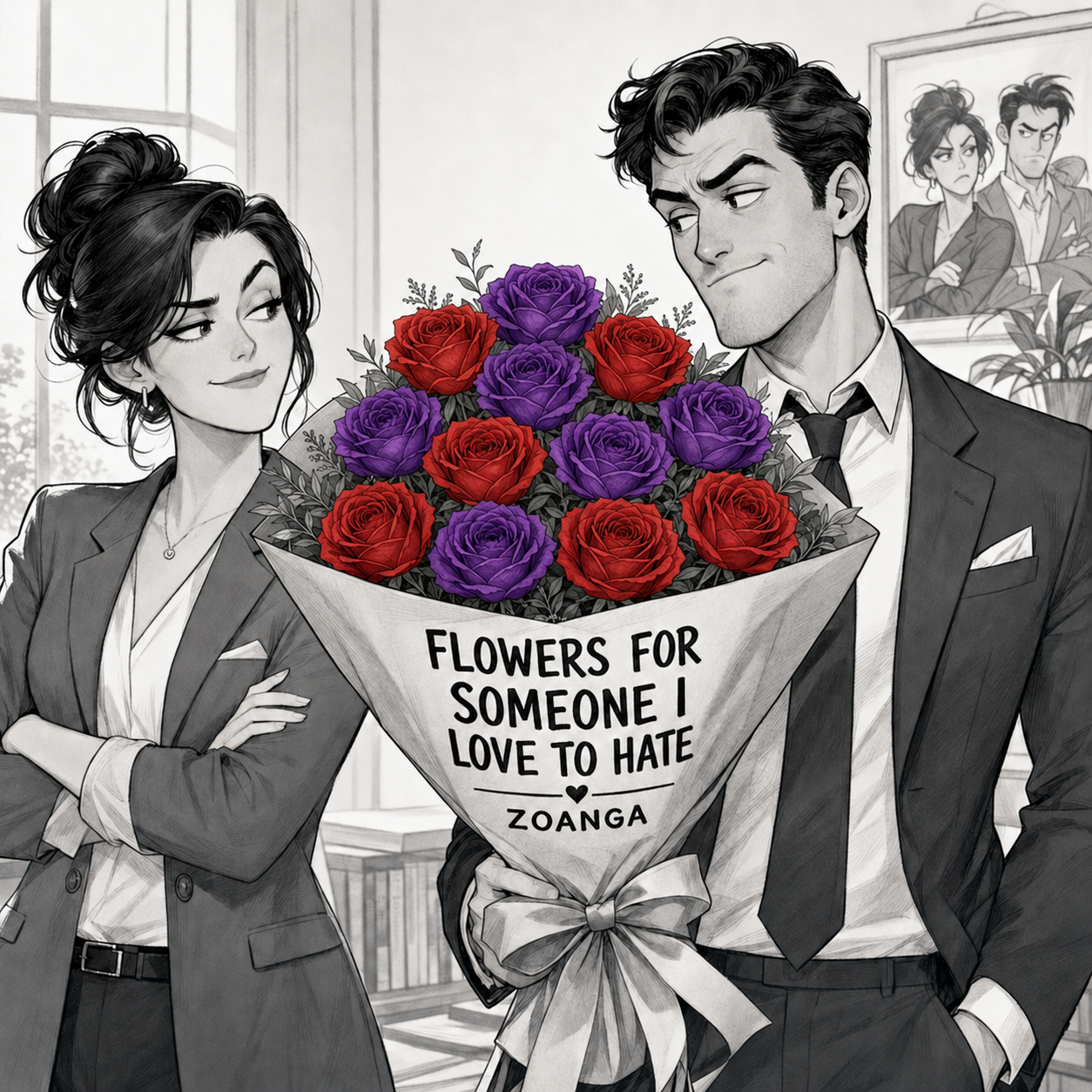 Flowers for Someone I Love to Hate – Bouquet of 12