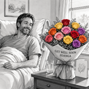 Get Well Soon – Bouquet of 12