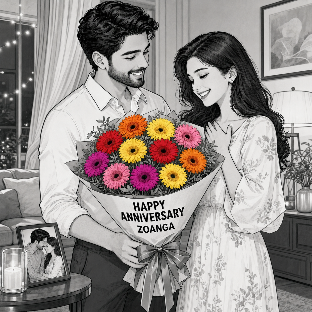 Happy Anniversary – Bouquet of 12